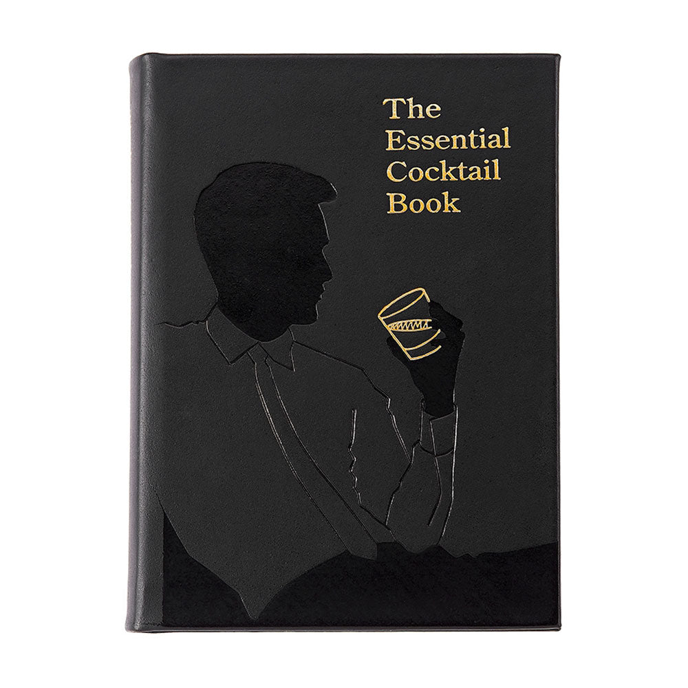 Graphic Image The Essential Cocktail Book Genuine Leather