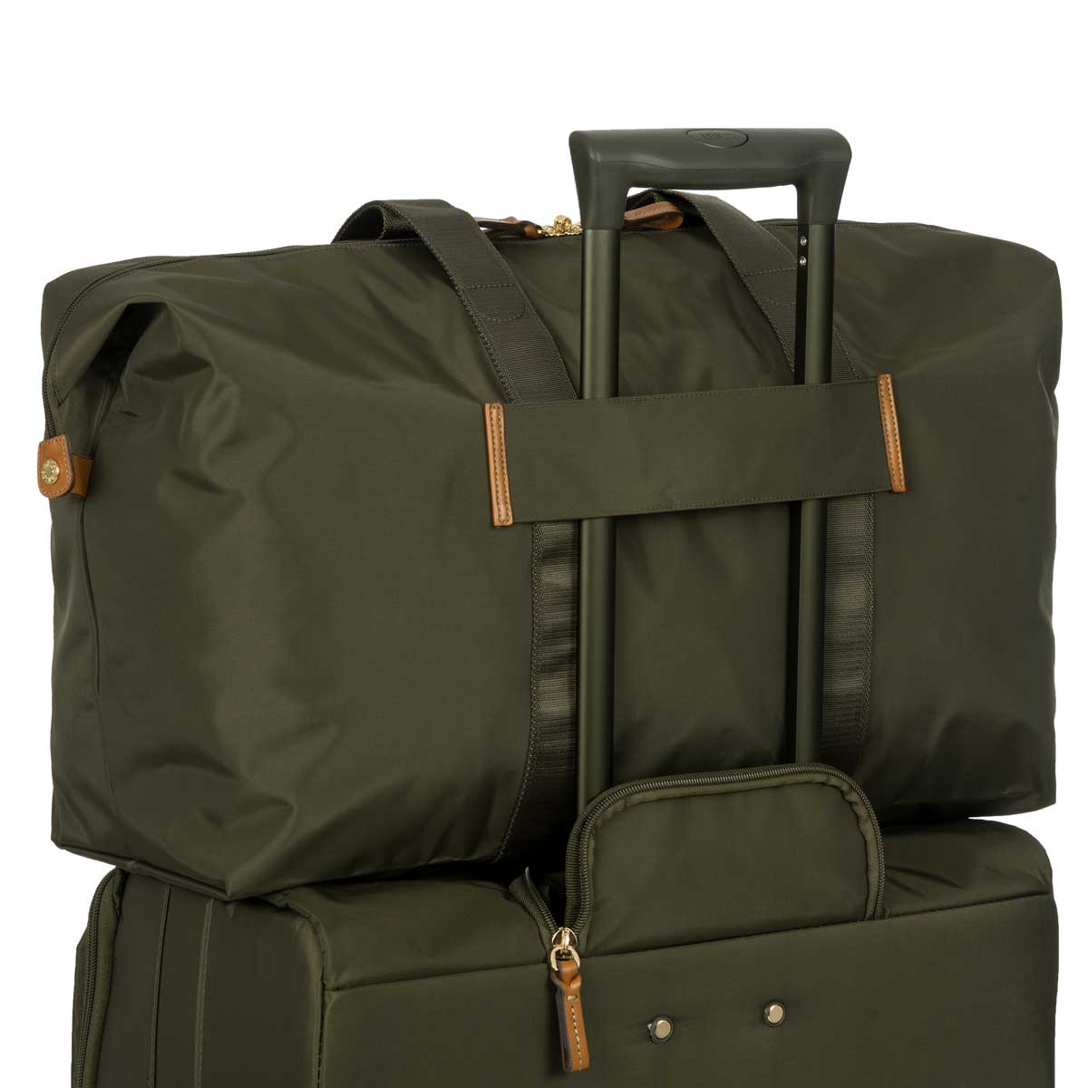 Bric's X-Bag 22" Folding Duffle Bag - Olive BXG40202.078