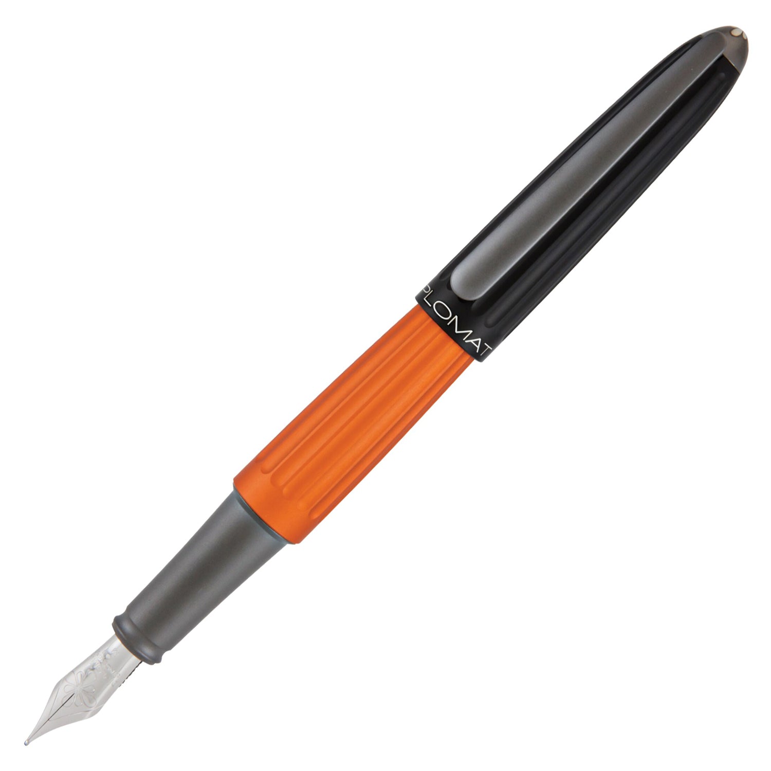 Diplomat Pens Aero Black/Orange Fountain Pen