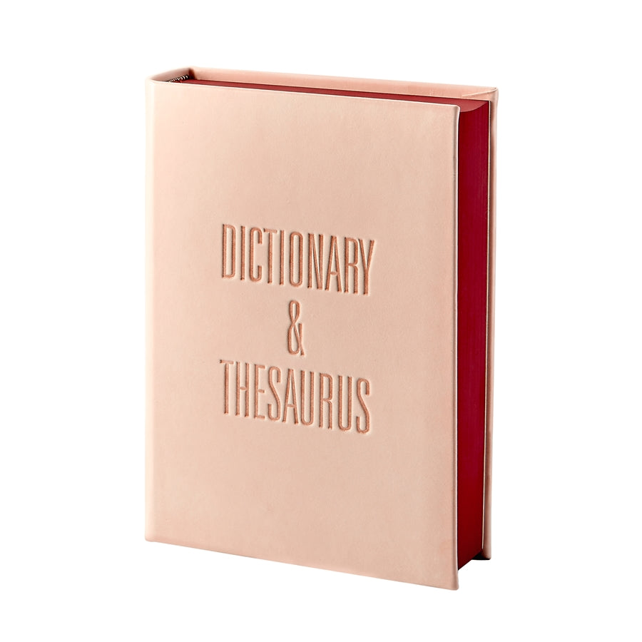 Graphic Image Dictionary/Thesaurus Natural Vachetta Leather