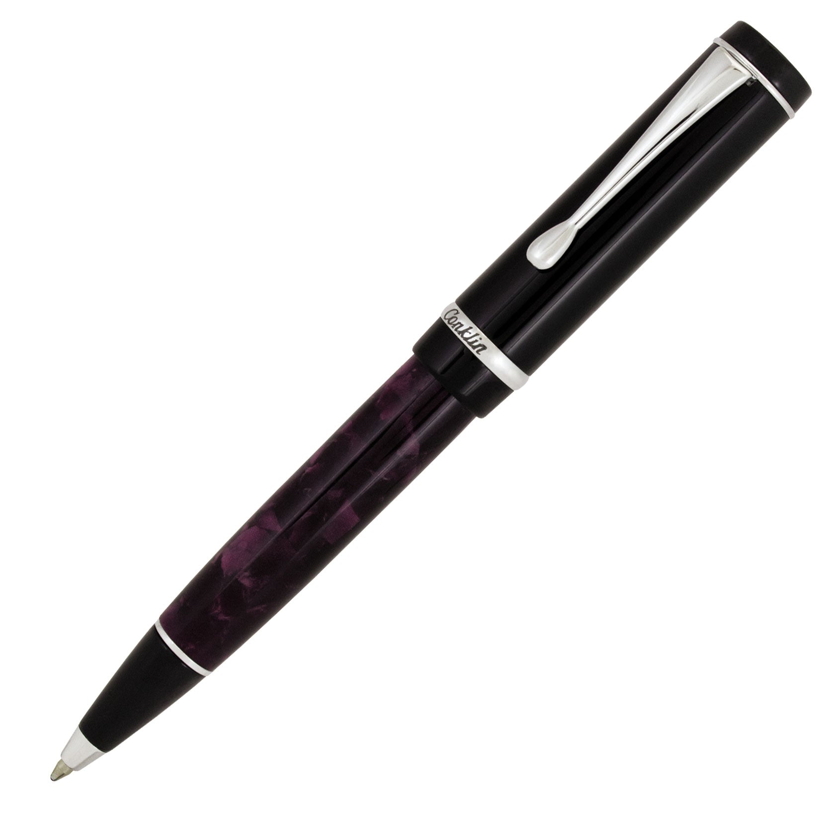 Conklin Duragraph Ballpoint Pen Purple Nights