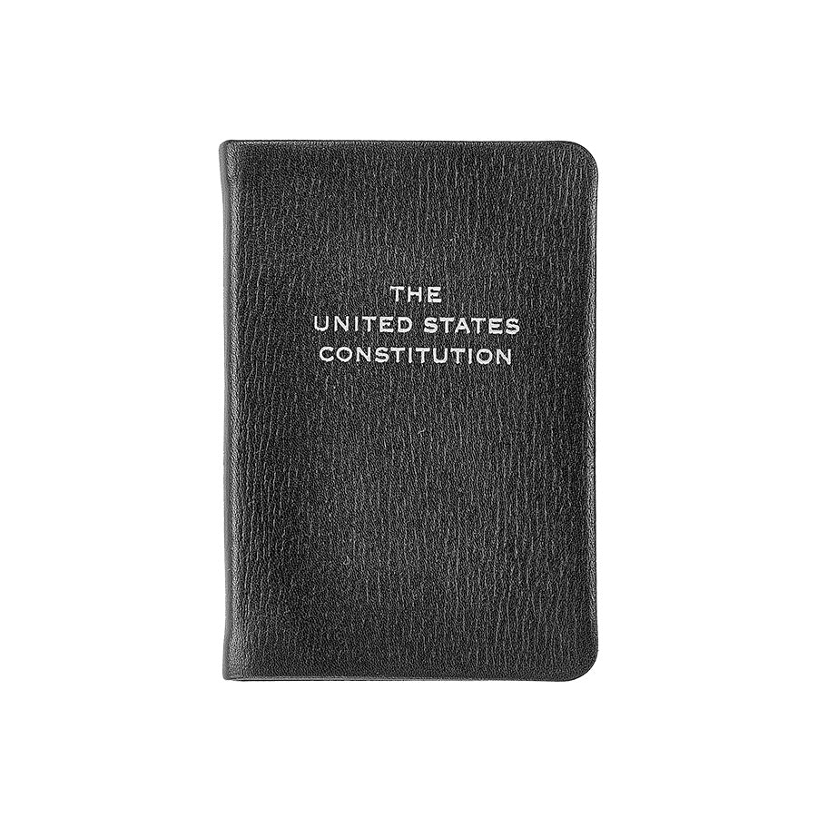 Graphic Image Mini United States Constitution Black Traditional Leather