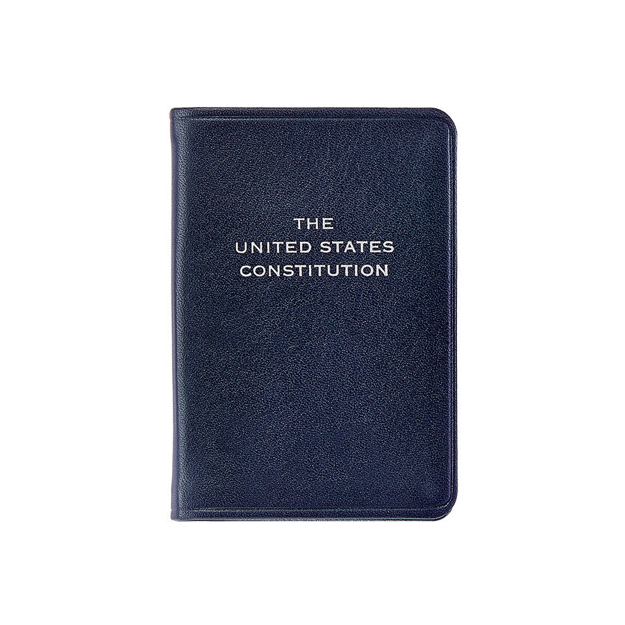 Graphic Image Mini United States Constitution Navy Traditional Leather