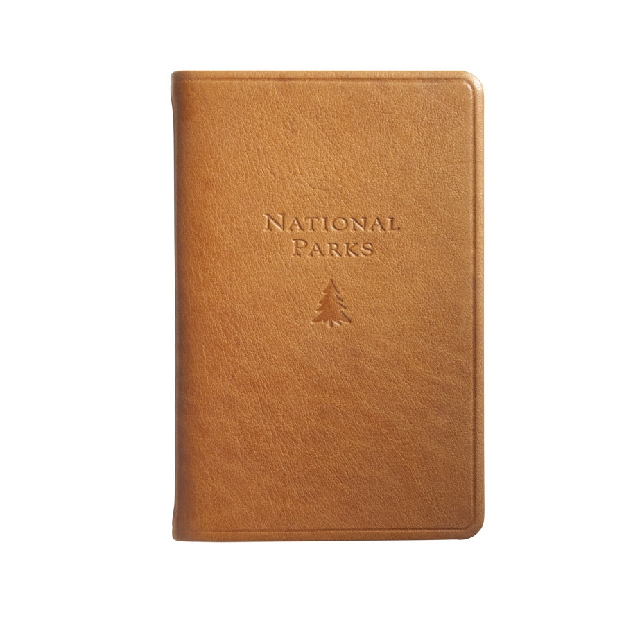 Graphic Image National Parks Atlas British Tan Traditional Leather