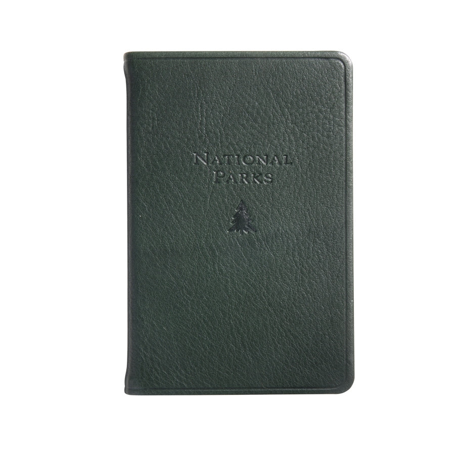 Graphic Image National Parks Atlas Green Traditional Leather
