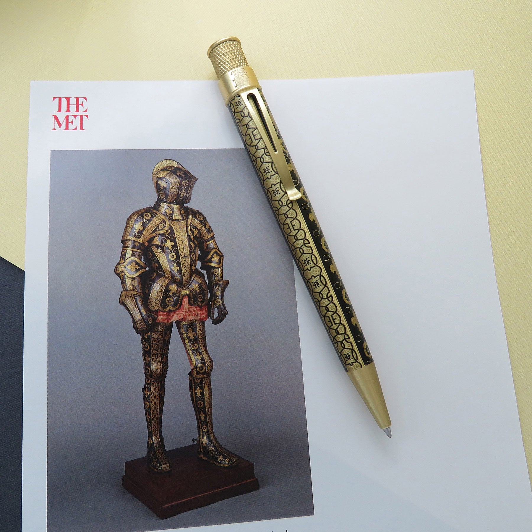 Retro 51 The Metropolitan Museum Limited Edition Tudor Armor Rollerball Pen