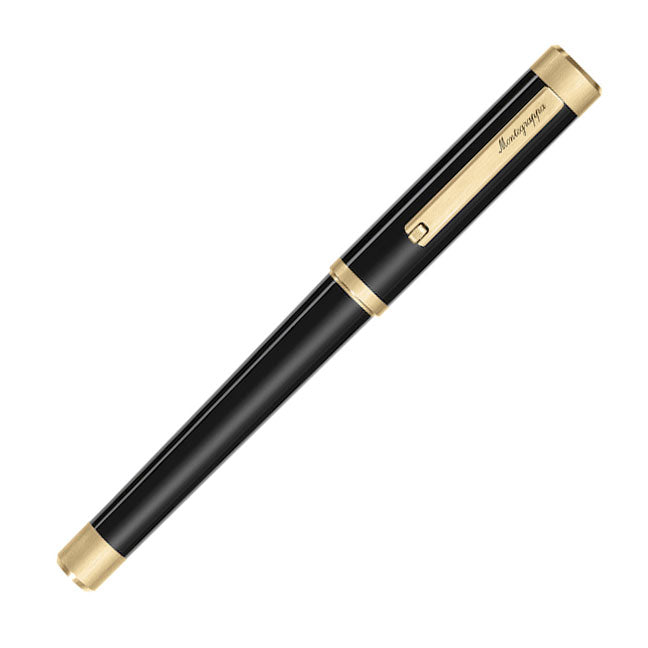 Montegrappa Zero Rollerball Pen - Black & Gold