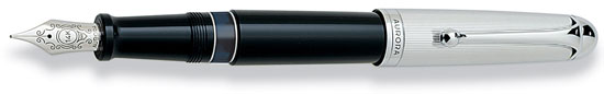 Aurora Large w/ Chrome Cap Fountain Pen