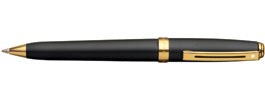 Sheaffer Pens - Prelude - 3462 Black W/ Gold Plated Trim Ballpoint