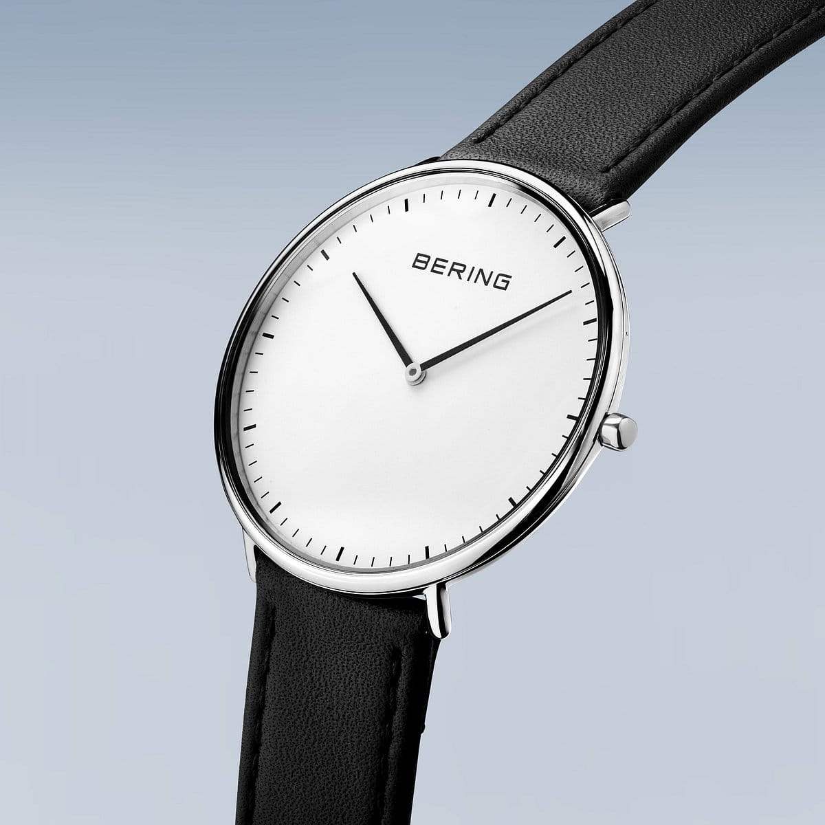Bering Unisex Watch | | | Ultra Luggage Silver 15739404 Polished Altman Slim –