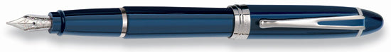 Aurora Blue w/ Chrome Trim Fountain Pen