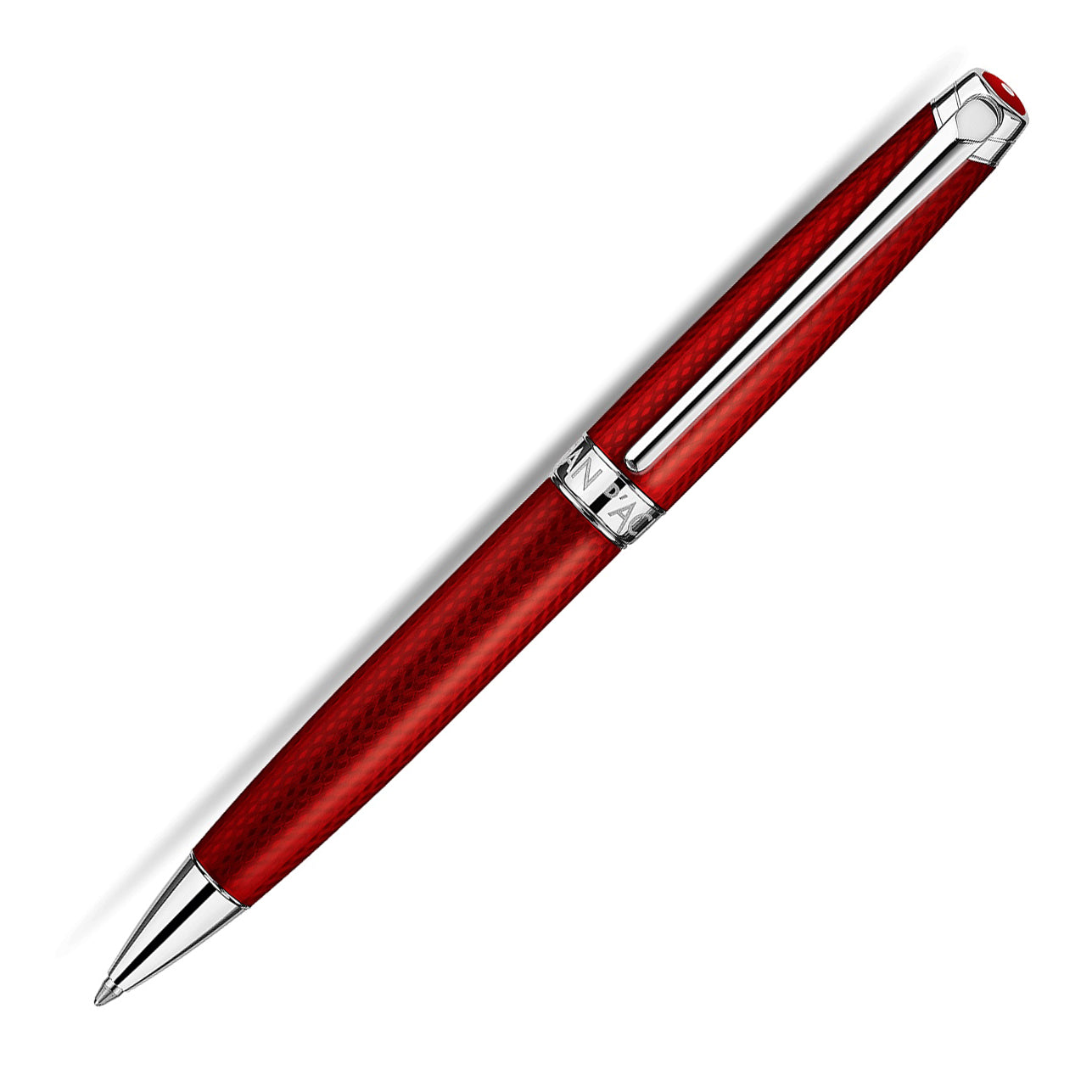 Caran d'Ache Leman Rouge Carmin Ballpoint Pen