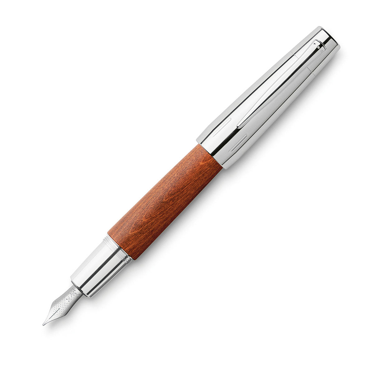 Faber Castell Design E  motion Fountain Pen Pearwood Brown 148202