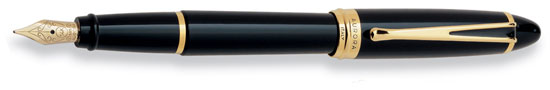 Aurora Black w/ Gold Trim Fountain Pen