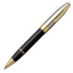 Sheaffer Pens - Legacy 9030-1 Black W/ Palladium Cap 22K Gold Trim Rollerball