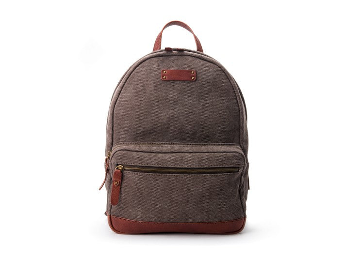 Bosca Fabric & Washed Leather Backpack