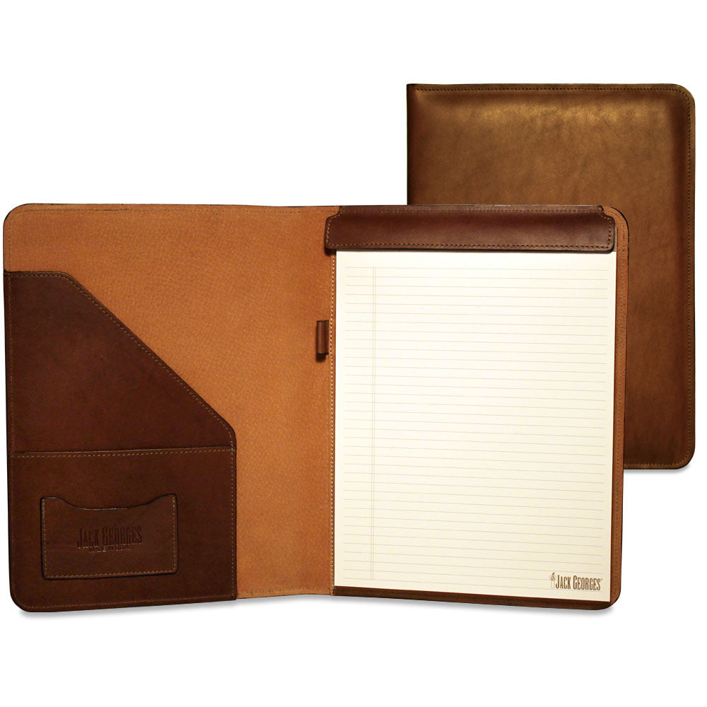 Jack Georges Belting Collection Letter size writing pad holder