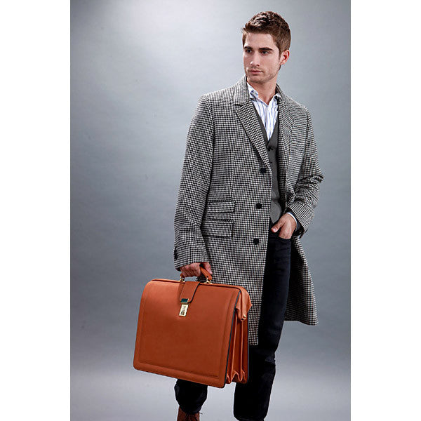Jack Georges Belting Classic Leather Combination Briefbag JG-9005