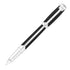 Dupont Line D Rollerball Pen Black Lacquer with Palladium Placed Lacquer ST412609