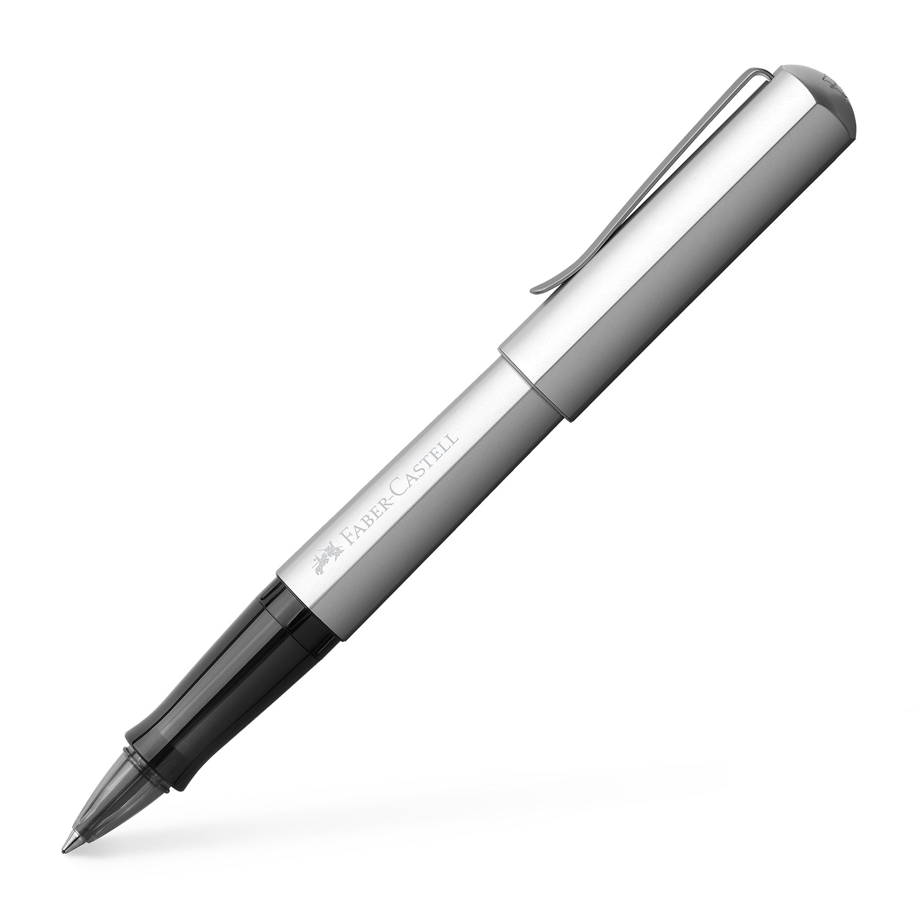 Faber-Castell Hexo Rollerball Pen and Ballpoint Pen Set Silver