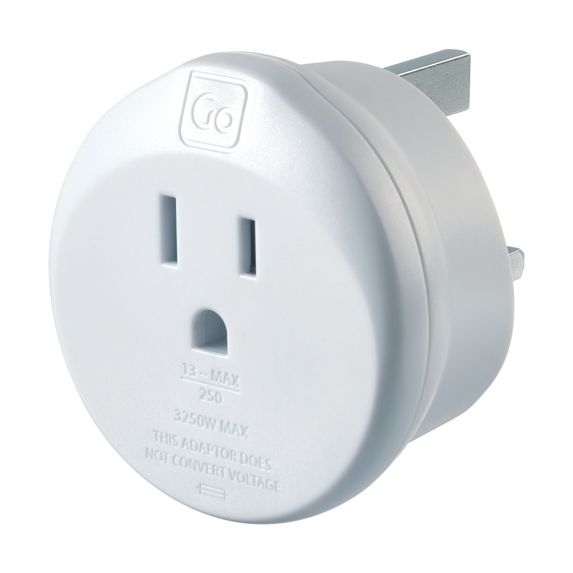 Go Travel US to U.K. Electrical Adapter