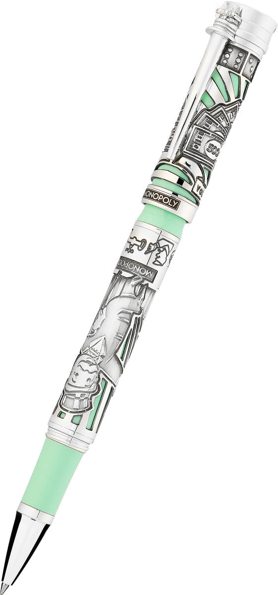 Montegrappa Monopoly Limited Edition Tycoon Style Rollerball Pen Green