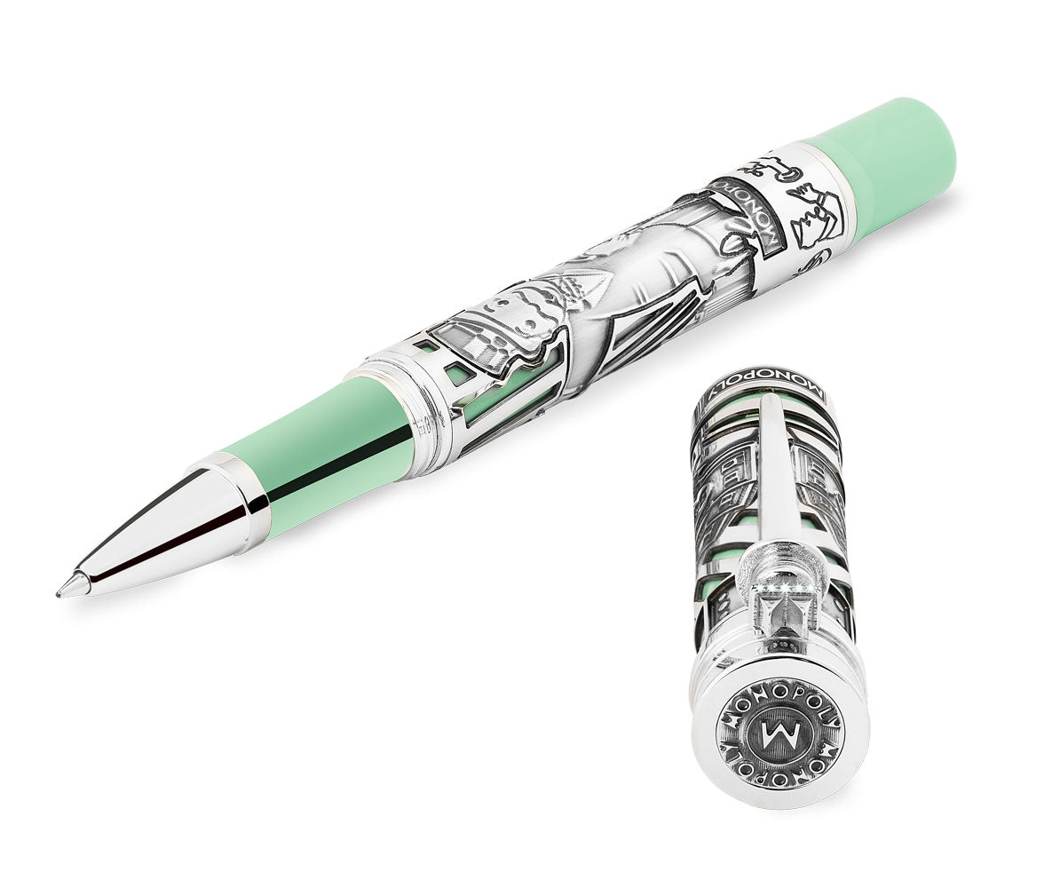 Montegrappa Monopoly Limited Edition Tycoon Style Rollerball Pen Green