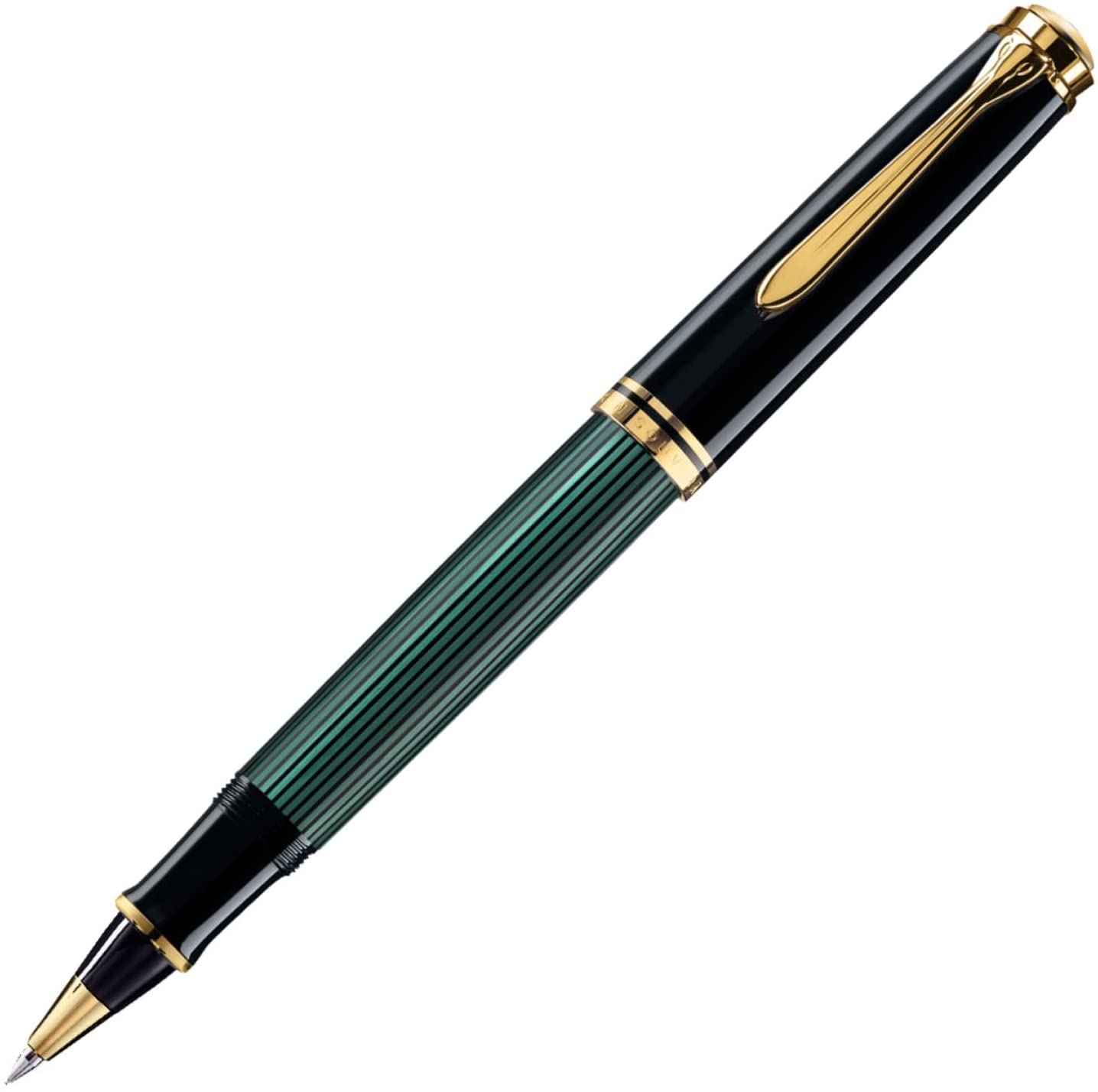 Pelikan Pens Souveran R400 Green & Black Rollerball Pen