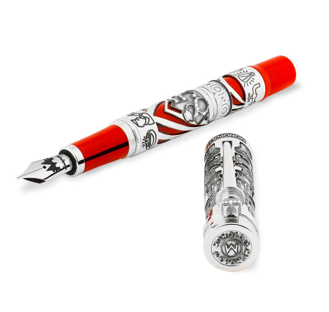 Montegrappa Monopoly Limited Edition Tycoon Style Fountain Pen Red