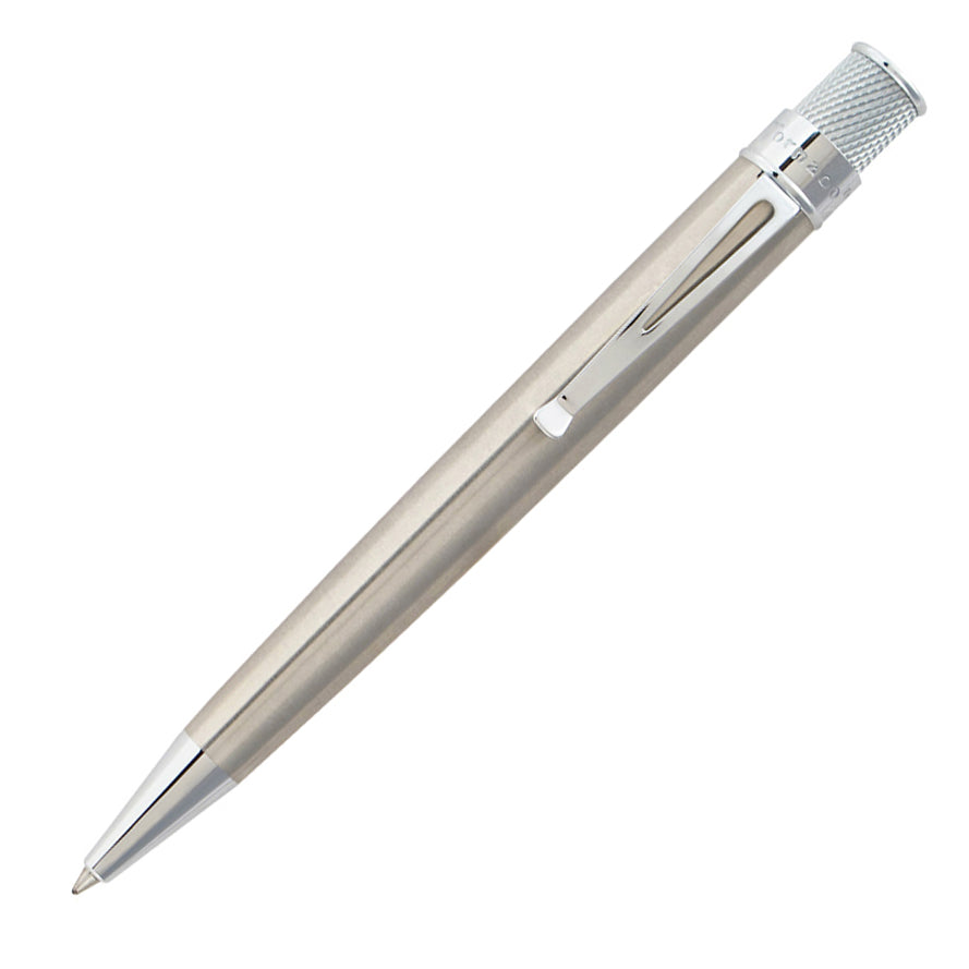 Retro 1951 Tornado Classic Lacquer Rollerball Pen Stainless Steel